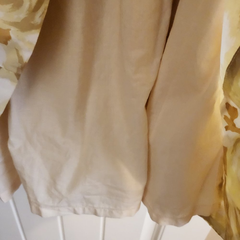 TalbotsYellow Roses Dress - Picture 7 of 7